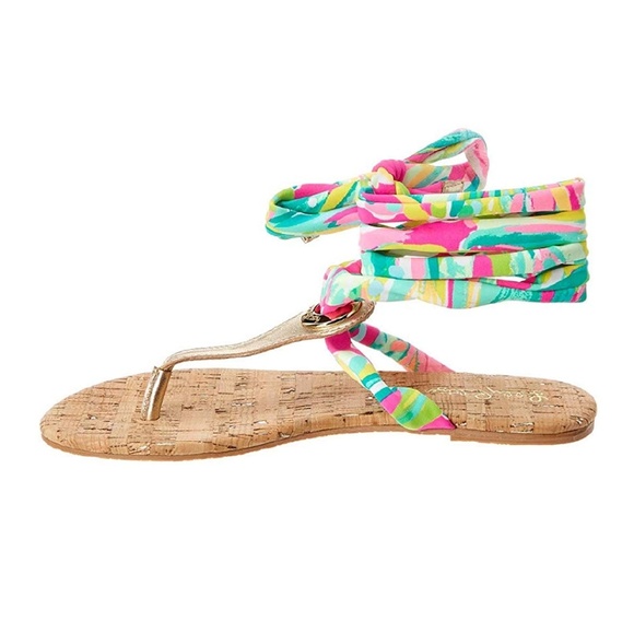 {Lilly Pulitzer} NWT Harbor Sandals - Picture 3 of 7